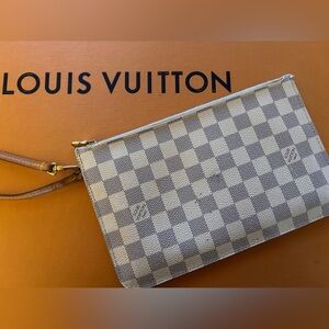 Louis Vuitton Damier Azur Wristlet